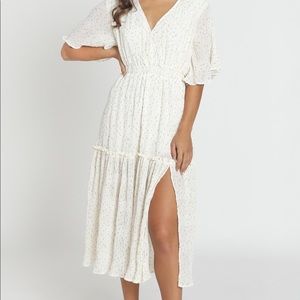 Showpo Remi Midi Dress in White